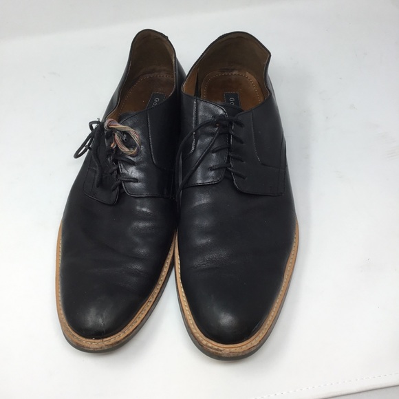 Gordon Rush Black Leather derbies oxfords - Picture 2 of 8